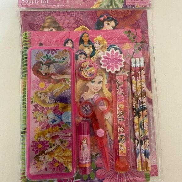 Disney Store Princess Supply Kit 11-Piece Stationary School Set NEW - Picture 1 of 7